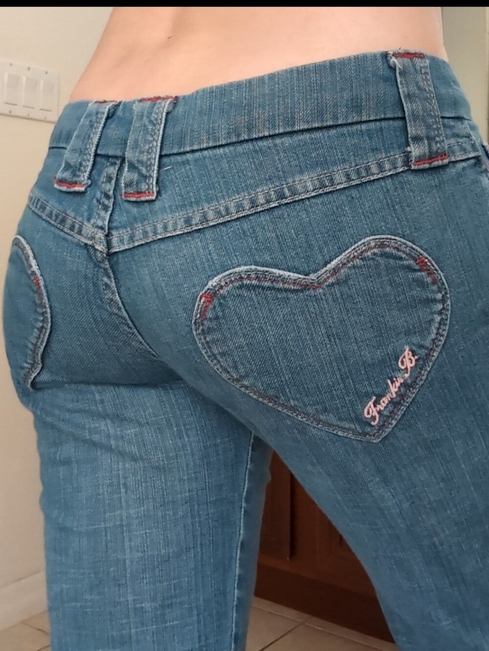 Frankie b rare heart jeans size 8